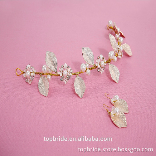LW808 Wholesale Price Headwear with Real Beaded Sweet Style